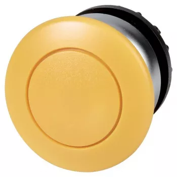 Eaton M22-DP-Y žltý zapustený tlačidlový ovládač, tlačný, 22,5 mm, IP66/IP67/IP69K 216718