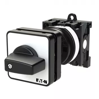 Eaton T0-1-15431/Z otočný spínač 1-pólový 20A 690V AC podomietková montáž čierny/biely 029364