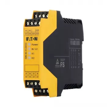 Eaton ESR5-NO-31-230VAC bezpečnostné relé, 230V AC, 3 NO bezpečnostné kontakty, 1 NC pomocný kontakt, DIN lišta 119380
