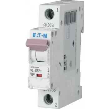 Eaton PXL-C32/1 istič (MCB), 1-pólový, charakteristika C, 32 A, 6 kA, 230/400 V AC 236062
