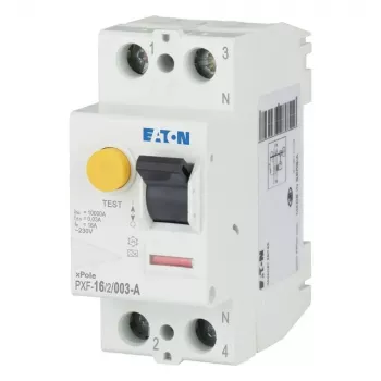 Eaton PXF-16/2/003-A prúdový chránič (RCCB), 2-pólový, 16 A, 30 mA, typ A, 230 V AC 236730