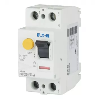 Eaton PXF-25/2/03-A prúdový chránič (RCCB) 25 A 2-pólový 30 mA typ A 236746