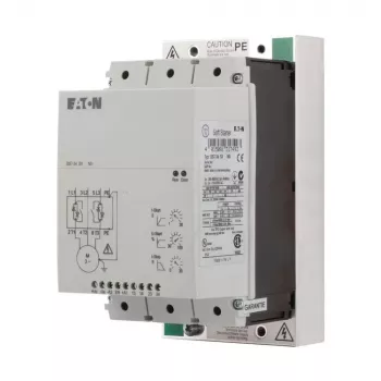 Eaton DS7-340SX041N0-N DS7 softštartér, 41 A, 22 kW pri 400 V, 200–480 V AC, riadiace napätie 24 V DC, integrovaný bypass (134916)