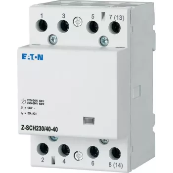 EATON Z-SCH230/40-40 inštalačný stýkač, 4 NO, 40 A, cievka 230 V AC 248852