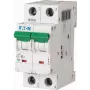Eaton PXL-B6/2 istič (MCB), 2-pólový, charakteristika B, 6 A, 10 kA, DIN lišta 236225
