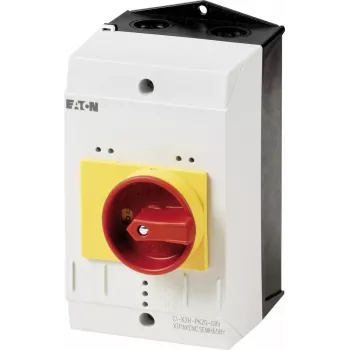 Eaton CI-K2-PKZ0-NA-GR prázdne puzdro s núdzovým vypínačom, 160 x 100 x 100 mm, žltá/červená 262681