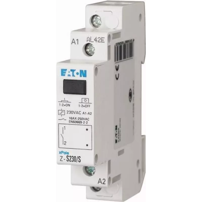 Eaton Z-S230/S mini stýkač 2NO 230V AC 20A DIN lišta 265262