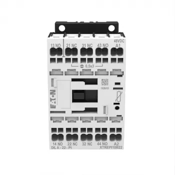 EATON DILA-22(24VDC)-PI pomocný stýkač, 24 V DC cievka, 2NO+2NC, Push-in svorky 199218