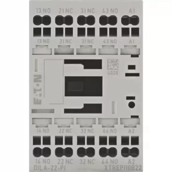 EATON DILA-22(24VDC)-PI pomocný stýkač, 24 V DC cievka, 2NO+2NC, Push-in svorky 199218