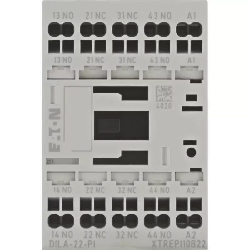 EATON DILA-22(24VDC)-PI pomocný stýkač, 24 V DC cievka, 2NO+2NC, Push-in svorky 199218
