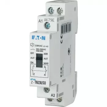 Eaton Z-TN24/SS impulzný spínač, DIN lišta, 2 NO + 1 NC, 20 A, 24 V AC/DC Y7-267976
