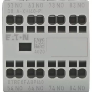 Eaton DILA-XHI40-PI blok pomocných kontaktov, 4 spínacie, čelná montáž, push-in svorky 199317