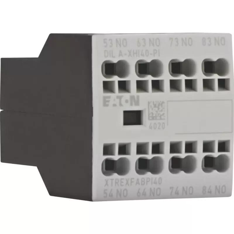 Eaton DILA-XHI40-PI blok pomocných kontaktov, 4 spínacie, čelná montáž, push-in svorky 199317