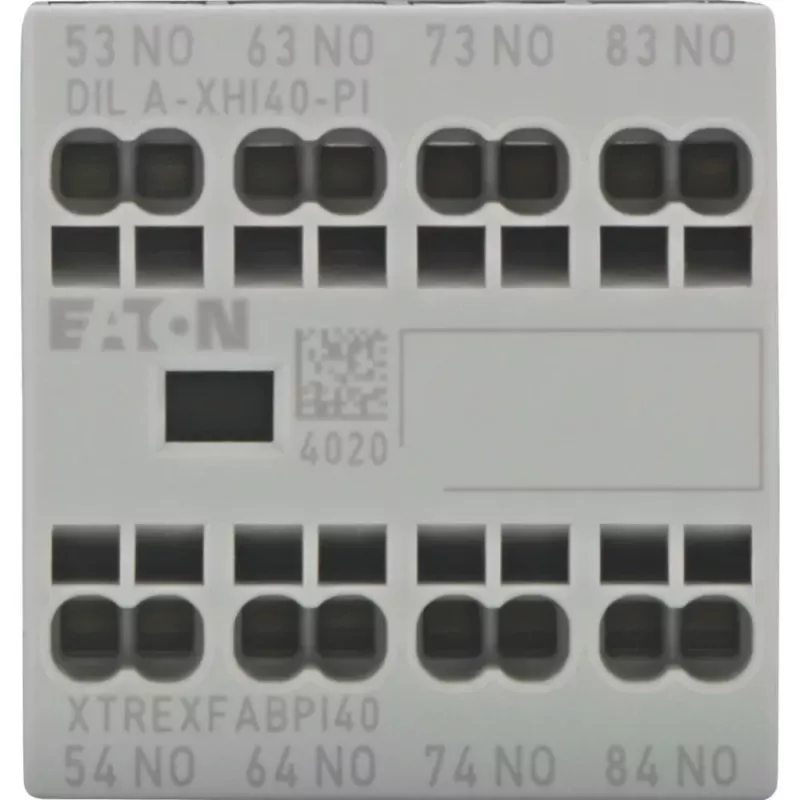 Eaton DILA-XHI40-PI blok pomocných kontaktov, 4 spínacie, čelná montáž, push-in svorky 199317