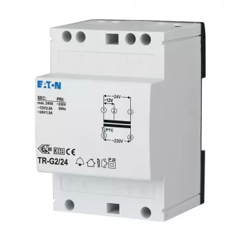Eaton 272484 TR-G2 zvončekový transformátor 230V na 12-24V AC 2-1A DIN lišta