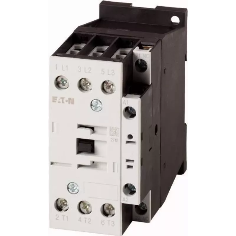 Eaton DILM17-01(RDC24) výkonový stýkač, 3-pólový, 17 A AC-3, cievka 24 V DC, 1 NC 277050