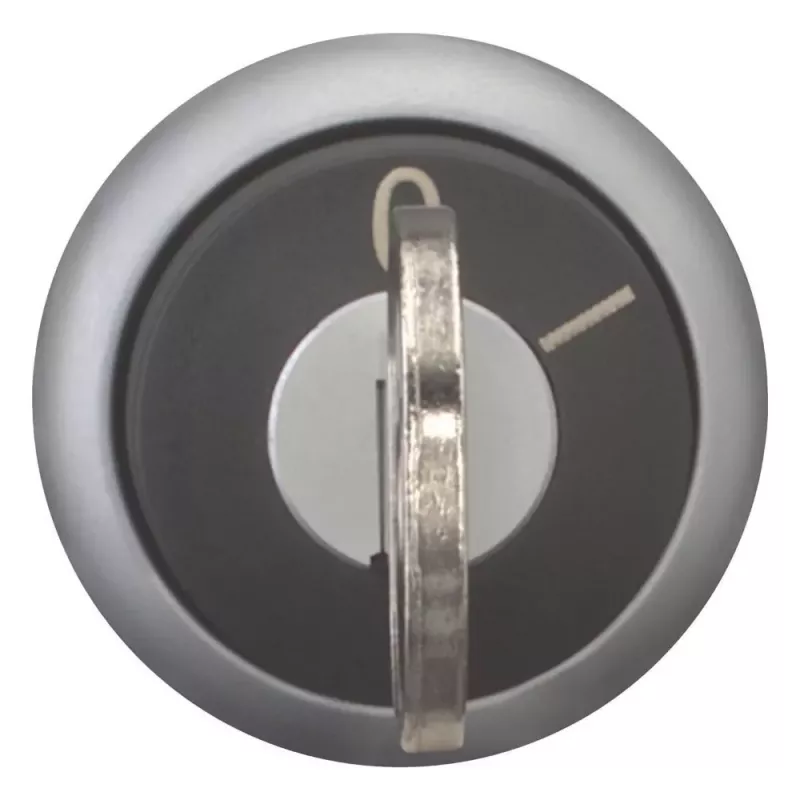 Eaton M22-WRS-MS10 kľúčový otočný prepínač, 2-polohový, čierny/titán, 22,5 mm 111775