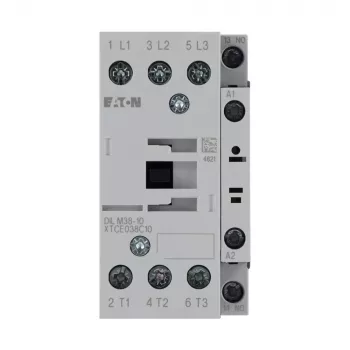 Eaton DILM38-10 výkonový stýkač, cievka 230 V AC 50 Hz / 240 V AC 60 Hz, 3-pólový, 38 A, 1 NO pomocný kontakt 112428