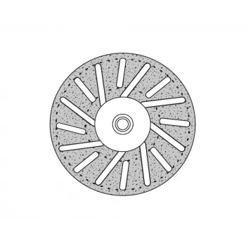Donau Elektronik 1646 diamantový rezací kotúč 22 mm pre kov, sklo, epoxid, 1 ks