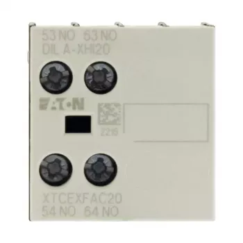 Eaton DILA-XHI20 blok pomocných kontaktov, šírka 45 mm, čierna/biela, -25 až 60 °C 276422