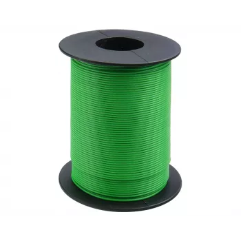 Donau Elektronik 105-4-100 inštalačný vodič 0,20 mm² zelený 100 m