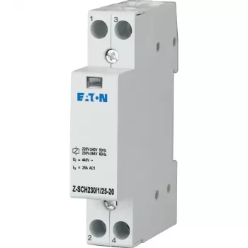 Eaton Z-SCH230/1/25-20 modulárny stýkač, 230V AC cievka, 25A, 2 NO, 1 modul 120853