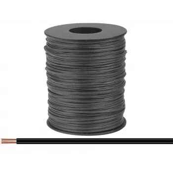 Donau Elektronik 114-11-100 lanko 2 x 0,08 mm² čierne 100 m