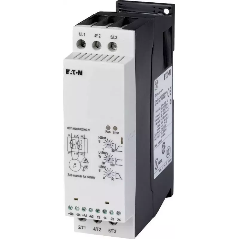 Eaton DS7-340SX016N0-N softštartér, čierny/sivý