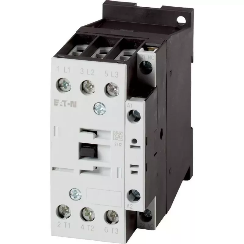 Eaton DILM17-01 stýkač, 3-pólový, 17 A, 230 V AC cievka, 1 NC pomocný kontakt 277036