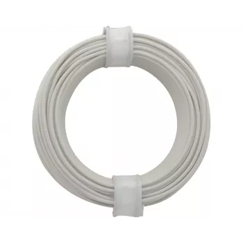Donau Elektronik 118-5 lanko 1 x 0,14 mm² biele 10 m