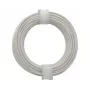 Donau Elektronik 118-5 lanko 1 x 0,14 mm² biele 10 m