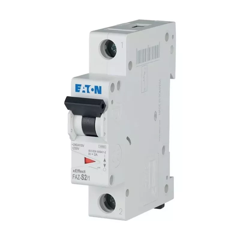 Eaton FAZ-S2/1 istič 2-pólový 1 A typ S 10 kA 278607