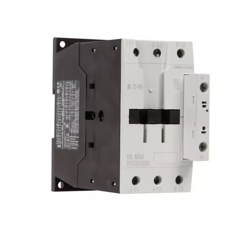 Eaton DILM50 stýkač, AC, IP00, 55 x 132,1 mm, biely
