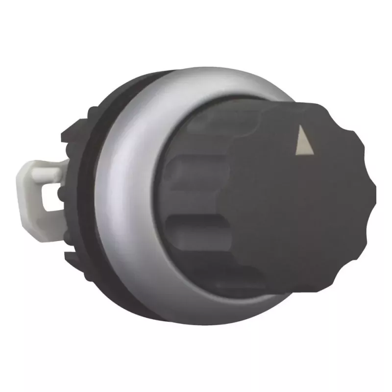 Eaton M22-WR4 čierny otočný gombík, 4-polohový, aretovaný