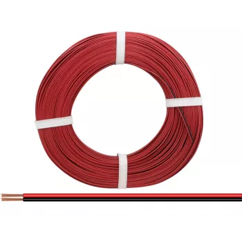 Donau Elektronik 218-5-25 lanko 2 x 0,14 mm² červené/čierne 25 m
