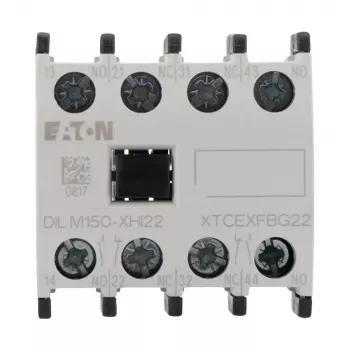Eaton DILM150-XHI22 blok pomocných kontaktov, 2NO+2NC, čelná montáž, skrutkové svorky 277950