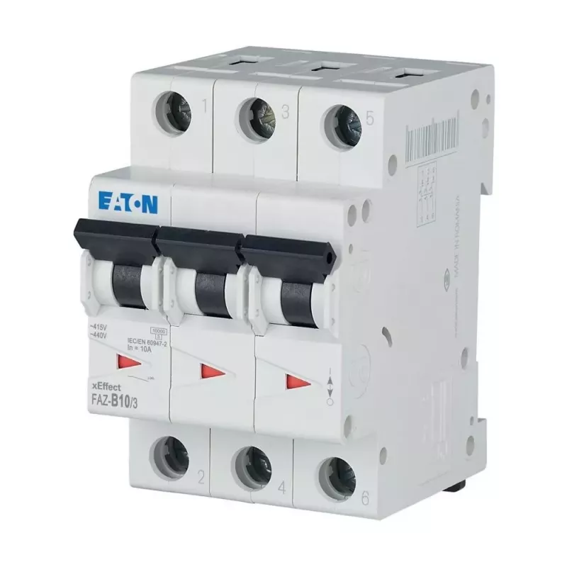 Eaton FAZ-B10/3 istič typ B, 10 A, 3-pólový, 10 kA 278843