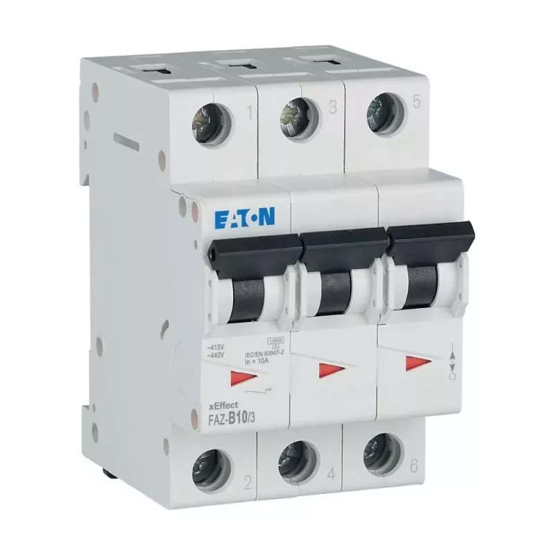 Eaton FAZ-B10/3 istič typ B, 10 A, 3-pólový, 10 kA 278843