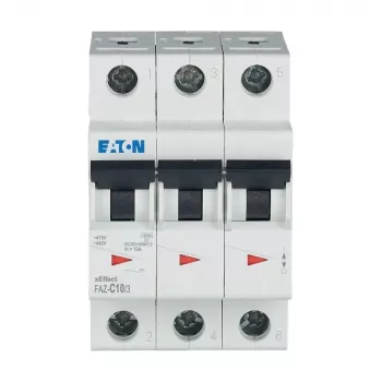Eaton FAZ-C10/3 istič typ C 10 A 3-pólový 278869