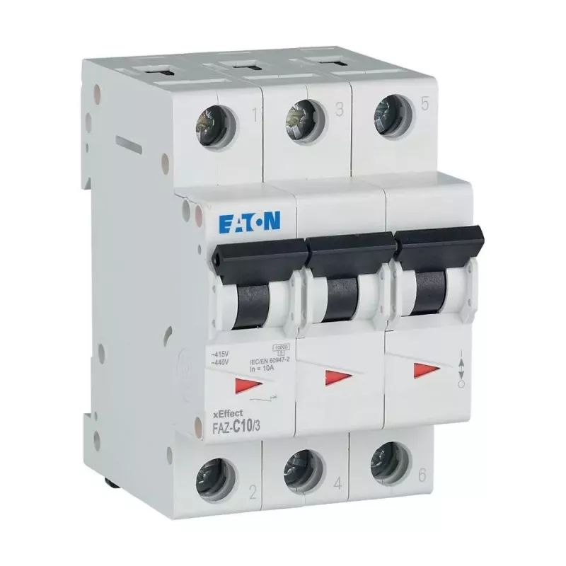 Eaton FAZ-C10/3 istič typ C 10 A 3-pólový 278869