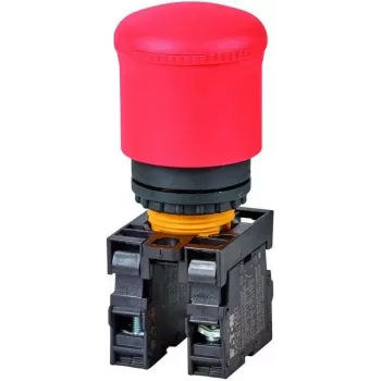 Eaton M22-PV/K11 tlačidlo, 1 NO + 1 NC, zapustený ovládač, čierne, montáž 22,5 mm, skrutkové svorky 216516-RD