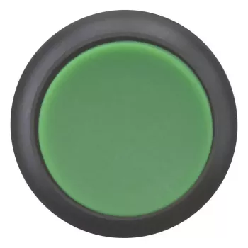 Eaton Moeller M22 ovládač tlačidla, zvýšený, tlačný, zelený, plastový čelný prstenec, 22,5 mm 216645