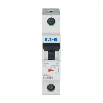 Eaton FAZ-C16/1 istič (MCB), 1-pólový, 16 A, charakteristika C 278561