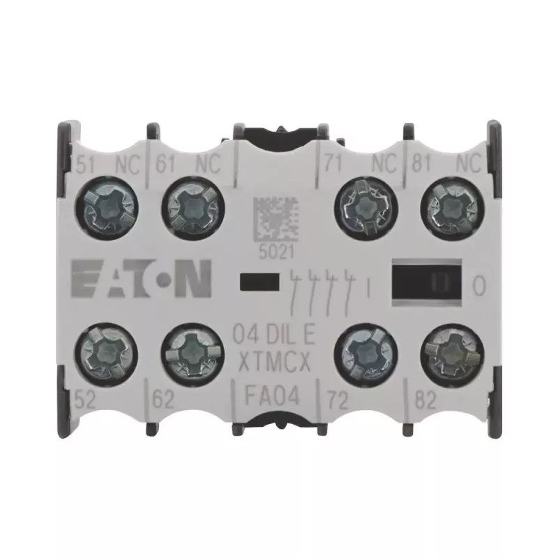 EATON 04DILE blok pomocných kontaktov, 4 NC, nútene vedené, čelná montáž, pre stýkače DILM7-DILM38 010256
