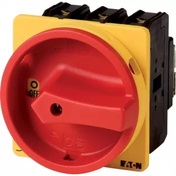 Eaton P3-63/EA/SVB/N hlavný vypínač 3-pólový 63A červená/žltá 010398
