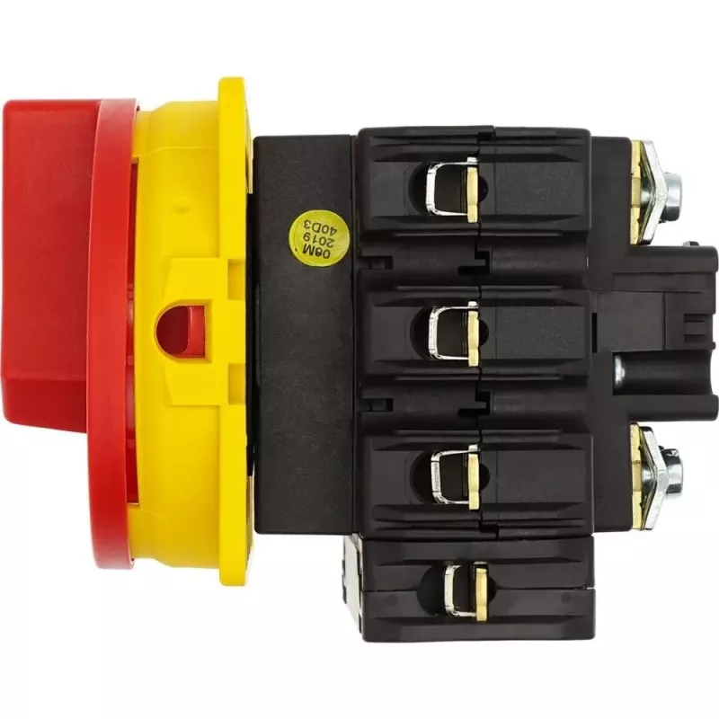 Eaton P3-63/EA/SVB/N hlavný vypínač 3-pólový 63A červený/žltý 010398