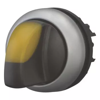 Eaton M22-WLK3-Y osvetlený otočný prepínač, 3 polohy, žltý