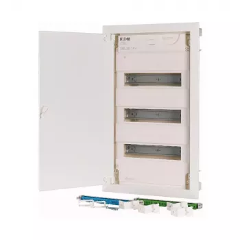 Eaton KLV-36UPP-F rozvádzač na omietku, 36 modulových jednotiek, 3 rady, priehľadné tónované dvere, biela 178802