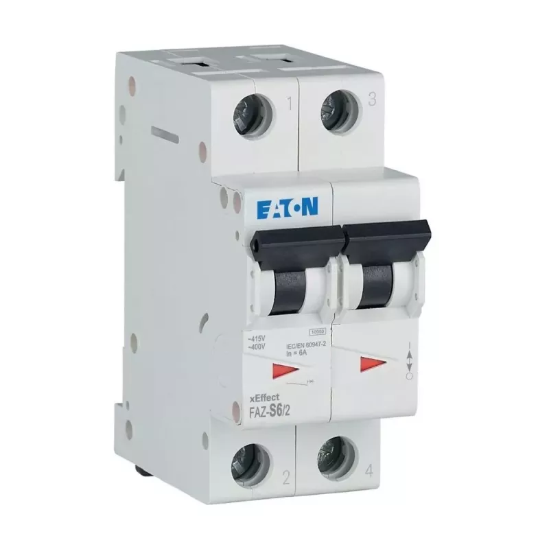Eaton FAZ-S6/2 istič typ S 6A 2-pólový 6kA 278809