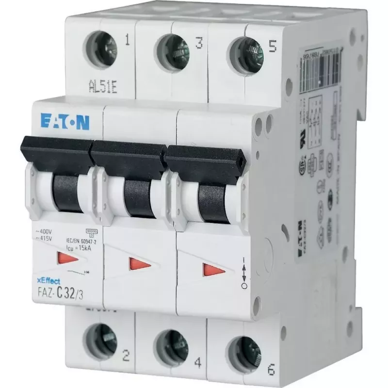 Eaton FAZ-B16/3 istič typ B, 3-pólový, 16 A 278847